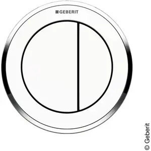 Geberit, Plaque de déclenchement, Commande à distance type 10 pneumatique rinçage à 2 quantités UP béquille pas cher
