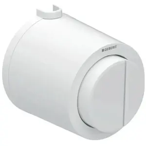 Déclenchement à distance Geberit type 01 - Blanc alpin - Pour rinçage double touche pas cher