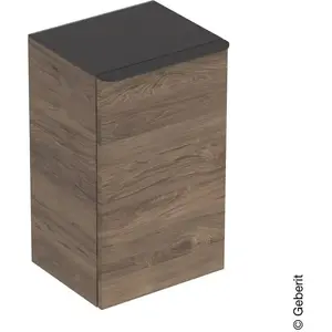 Geberit Smyle Square Meuble latéral charnières à droite noyer hickory ... pas cher