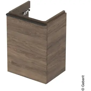 Geberit, Meuble sous-lavabo, Smyle Square, meuble sous-lavabo, 500351, 442x617x356mm, avec 1 porte, ouverture à gauche (44 x 35.5 x 62 cm) pas cher