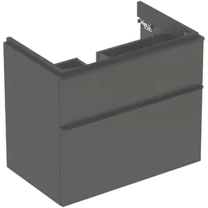 Geberit Smyle Square Meuble sous-lavabo avec 2 tiroirs, 500353JK1 pas cher
