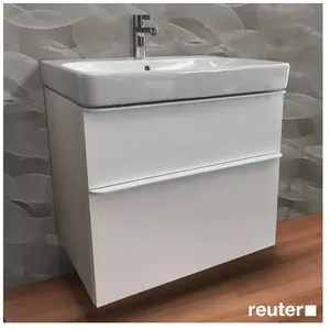 Geberit Smyle Square Wst Onderbouwkast Twee Laden 734Cm Wit pas cher