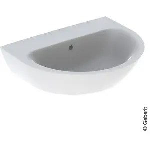 Geberit, Lavabo, Renova lavabo, sans trou pour robinetterie, avec trop... pas cher