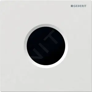 Geberit type 01 urinioir bedieningsplaat - batterij - rond - glans chr...