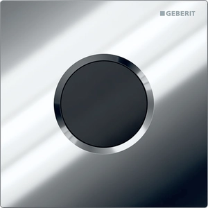 Geberit, Plaque de déclenchement, Commande d'urinoir type 01 infrarouge sans contact fonctionnement sur secteur chrome pas cher