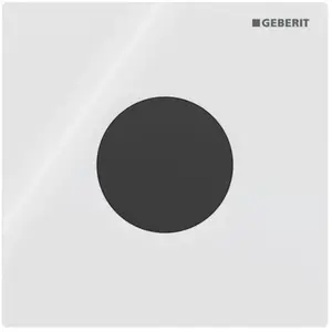 Geberit type 01 urinioir bedieningsplaat - 230V- rond - wit pas cher