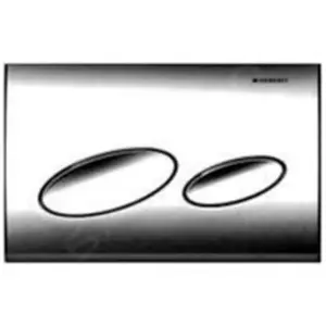 Geberit Plaque de déclenchement double touche KAPPA 20 chromé brillant - GEBER... pas cher