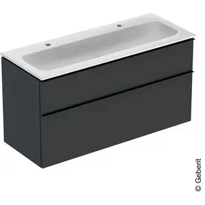 Geberit iCon Badmeubelset 120x48x63 cm Lava Mat pas cher