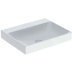 Geberit ONE Lavabo 600x480x140 mm sans trop-plein sans trou pour robin...Vendu parbol