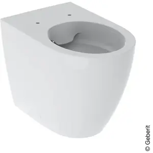 Geberit, Cuvette toilettes + bidet, iCon WC au sol, chasse d'eau basse...