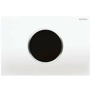 Geberit Sigma 10 bedieningspaneel glans wit IR Touch-Free met designri... pas cher
