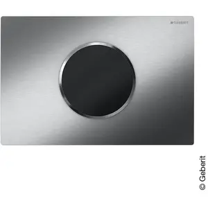 Geberit, Plaque de déclenchement, Commande de WC avec déclenchement électrique du rinçage, Sigma10, rinçage à 2 quantité pas cher
