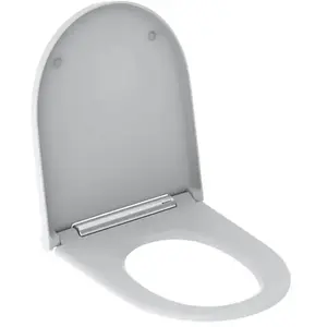 Geberit ONE Soft Close Quick Release Toilet-zitting wit-chroom 243.989.21.2 pas cher