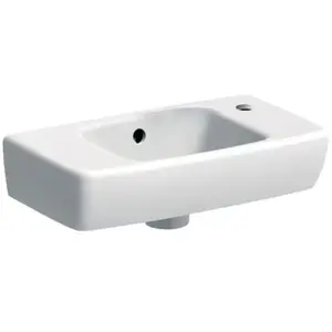 Lave-mains Renova Compact 45cm - Geberit - Avec trop-plein et trou de ...