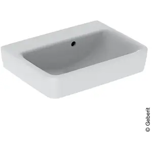 Geberit Renova Plan Fontein 0 KRG Overloop 50x38x16,5 cm Glans Wit pas cher