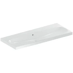 Geberit, Lavabo, Lavabo Keramag Acanto 501.880, senza fori per rubinetto, con sfioratore, 1200x480 mm (480 mm, 1200 mm)