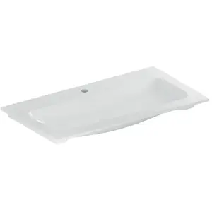 Geberit, Lavabo, iCon lavabo pour meubles, 1 trou pour robinet, sans trop-plein, 900x480mm, 501.845.00.2 (480 mm, 900 mm)