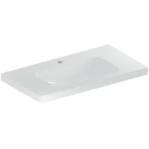 Geberit, Lavabo, iCon Light lavabo, 90 cm x 48 cm, avec trou pour robinetterie, sans trop-plein,501840 (480 mm, 900 mm) pas cher