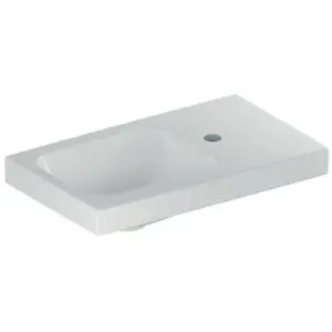 Geberit, Lavabo, iCon Light lave-mains, 53 cm x 31 cm, avec trou de ro... pas cher