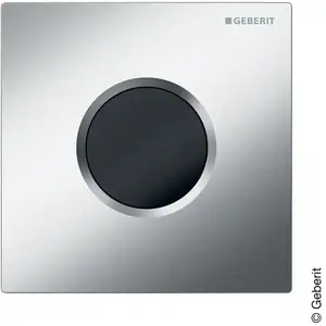 Geberit, Plaque de déclenchement, Commande d'urinoir avec déclenchement électronique de la chasse d'eau, fonctionnement sur pas cher