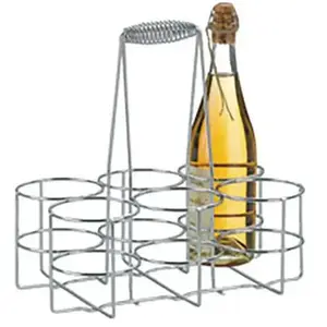 Kela Porte-bouteilles Loop - 31x21x31 cm - chromé pas cher