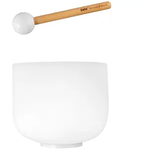 Sela SECF9A Crystal Singing Bowl Set - Frosted (A: 440 Hz)Vendu paramazon