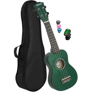 Cascha HH 3972 NL sopraan ukelele set groen (Nederlands) pas cher