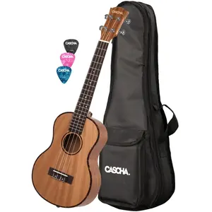 Comparateur de prix : Cascha HH 2048L linkshandige premium tenor ukelele met tas en plectra