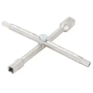 BGS TECHNIC Clé en croix pour ouverture de porte de locaux techniques pas cher