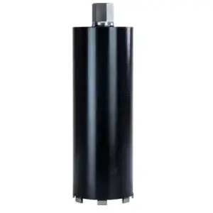 Couronne diamantée à sec Eibenstock impact doux 1 1/4 (pour ESD 162), Ø 132 mm, longueur utile 350 mm - 36S13200