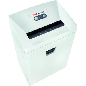 Destructeur de documents 19 à 21 feuilles coupe bandes 3,9mm Hsm 2340111 pas cher