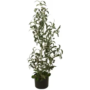 EUROPALMS Olivier artificiel 90 cm - Jeune olivier avec fruits pour une ambiance méditerranéenne pas cher
