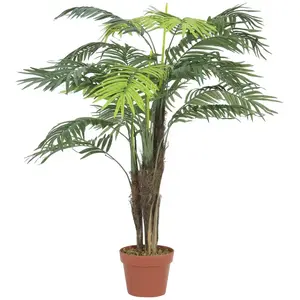 Europalms Areca Palmier artificiel en plastique pour décoration de bureau ou maison 110 cm pas cher