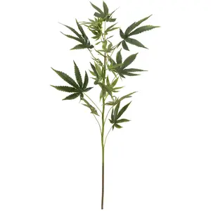 EUROPALMS Branche de chanvre artificielle 90 cm | Branche de cannabis ... pas cher