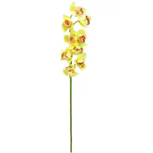 Europalms 61386 Plante de Décoration Cymbidiumspray Jaune 90 cmVendu pargalaxus