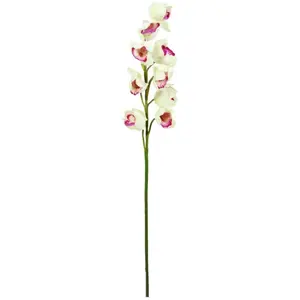Europalms 61384 Plante de Décoration Cymbidiumspray Blanc/Rose 90 cmVendu pargalaxus