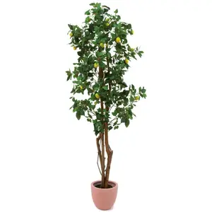 Europalms, Plantes artificielles, Citronnier, plante artificielle, 180cm (180 cm)