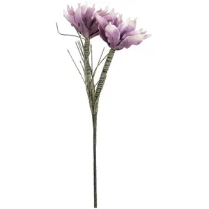 Europalms plante artificielle Branche de Magnolia Eva, Violet, Standar... pas cher