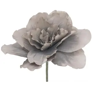 Europalms Plante Artificielle Fleur Géante Eve, Beige, Gris, 80cm pas cher