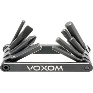 Voxom Outil Multifonction wkl7 8 Fonctions Outils Noir One Size pas cher