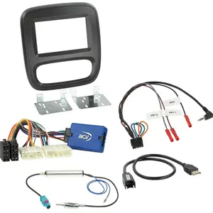 2-DIN kit Fiat/Nissan/Opel/Renault handmatige klimaatregeling