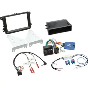 ACV, Installation autoradio, 2-DIN Kit mit Fach Seat/Skoda/VW Fahrzeuge LFB/Ant pas cher