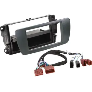 ACV 2-DIN Paneel geschikt voor met compartiment Seat Ibiza galway grijs pas cher