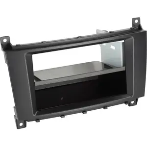 ACV 2-DIN Paneel geschikt voor Mercedes Benz C-Klasse/ CLC-Klasse met pocket Kleur: Zwart pas cher