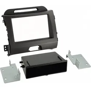 ACV 2-DIN Paneel geschikt voor Kia Sportage III 2010-2015 Kleur: Donker Grijs