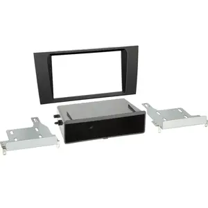 ACV 2-DIN Paneel geschikt voor with pocket Audi A4 (B5) 1999-2001 Kleur: Zwart pas cher