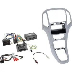 ACV 2-DIN with pocket + radio adapter kit Astra 20009-2016 Kleur Platina Zilver