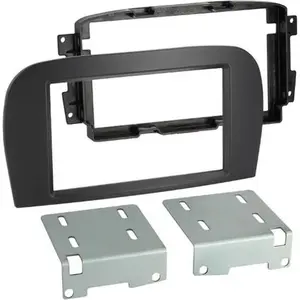 ACV 2-DIN Paneel geschikt voor Mercedes Benz SL-Klasse R230 2001-2005 - Kleur: Zwart pas cher