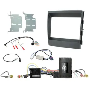 2-DIN Inbouw-KIT Porsche Panamera 2009-2016 Infoadapter/analoge versterker