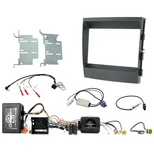 ACV 2-DIN Paneel Kit Porsche Panamera 2009-2016 S.W.I./Amp MOST zwart pas cher